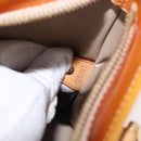 LOUIS VUITTON Monogram Vernis Houston Hand Bag Beige M91004 LV Auth 184197-12