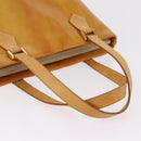 LOUIS VUITTON Monogram Vernis Houston Hand Bag Beige M91004 LV Auth 184197-7
