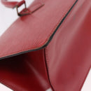 LOUIS VUITTON Epi Sac Triangle Hand Bag Red M52097 LV Auth 184201-12
