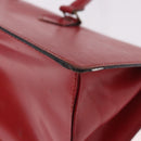 LOUIS VUITTON Epi Sac Triangle Hand Bag Red M52097 LV Auth 184201-13