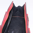 LOUIS VUITTON Epi Sac Triangle Hand Bag Red M52097 LV Auth 184201-17