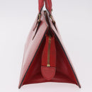 LOUIS VUITTON Epi Sac Triangle Hand Bag Red M52097 LV Auth 184201-4