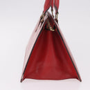 LOUIS VUITTON Epi Sac Triangle Hand Bag Red M52097 LV Auth 184201-5