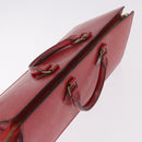 LOUIS VUITTON Epi Sac Triangle Hand Bag Red M52097 LV Auth 184201-6