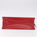 LOUIS VUITTON Epi Sac Triangle Hand Bag Red M52097 LV Auth 184201-9