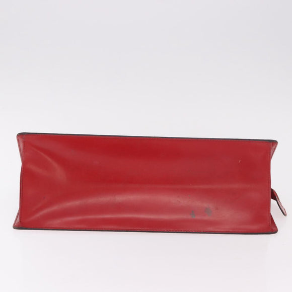 LOUIS VUITTON Epi Sac Triangle Hand Bag Red M52097 LV Auth 184201