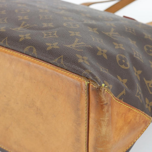 LOUIS VUITTON Monogram Cabas Mezzo Tote Bag M51151 LV Auth 184204