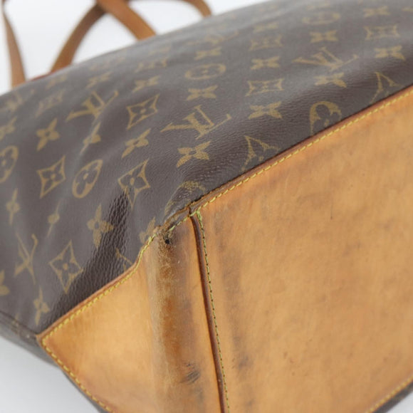 LOUIS VUITTON Monogram Cabas Mezzo Tote Bag M51151 LV Auth 184204