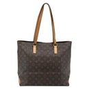 LOUIS VUITTON Monogram Cabas Mezzo Tote Bag M51151 LV Auth 184204-3