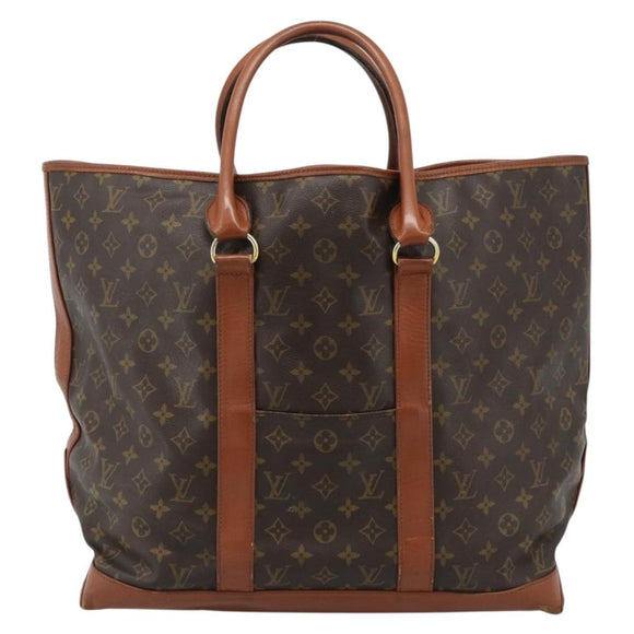LOUIS VUITTON Monogram Sac Weekend GM Tote Bag M42420 LV Auth 184205