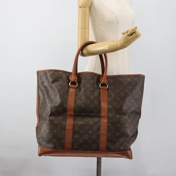 LOUIS VUITTON Monogram Sac Weekend GM Tote Bag M42420 LV Auth 184205