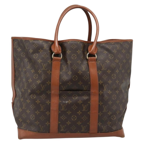 LOUIS VUITTON Monogram Sac Weekend GM Tote Bag M42420 LV Auth 184205