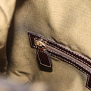 FENDI Zucca Canvas Hand Bag Black Brown Auth 184207A-19