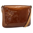 LOUIS VUITTON Monogram Vernis Thompson Street Bag Bronze M91124 LV Auth 184211-1
