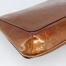 LOUIS VUITTON Monogram Vernis Thompson Street Bag Bronze M91124 LV Auth 184211-13