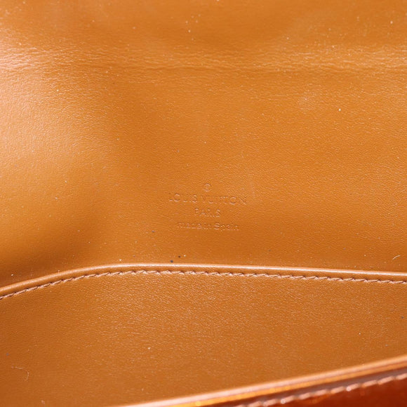 LOUIS VUITTON Monogram Vernis Thompson Street Bag Bronze M91124 LV Auth 184211