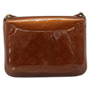 LOUIS VUITTON Monogram Vernis Thompson Street Bag Bronze M91124 LV Auth 184211-2