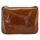 LOUIS VUITTON Monogram Vernis Thompson Street Bag Bronze M91124 LV Auth 184211-3