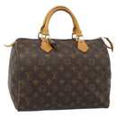 LOUIS VUITTON Monogram Speedy 30 Hand Bag M41526 LV Auth 184213V-1