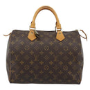 LOUIS VUITTON Monogram Speedy 30 Hand Bag M41526 LV Auth 184213V-13