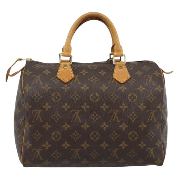 LOUIS VUITTON Monogram Speedy 30 Hand Bag M41526 LV Auth 184213V