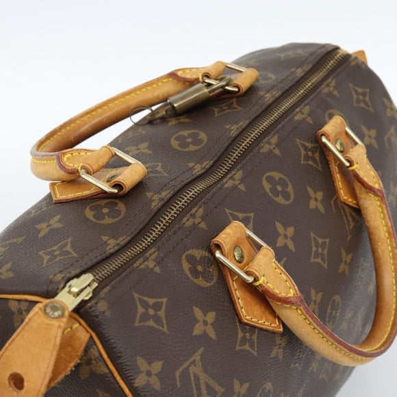 LOUIS VUITTON Monogram Speedy 30 Hand Bag M41526 LV Auth 184213V