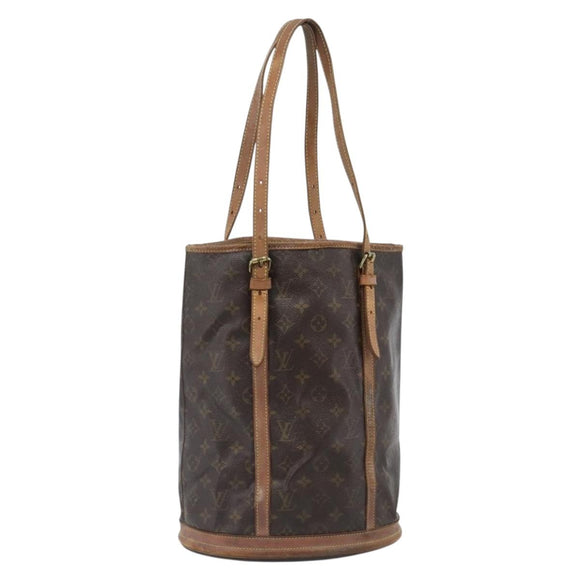 LOUIS VUITTON Monogram Bucket GM Shoulder Bag M42236 LV Auth 184217