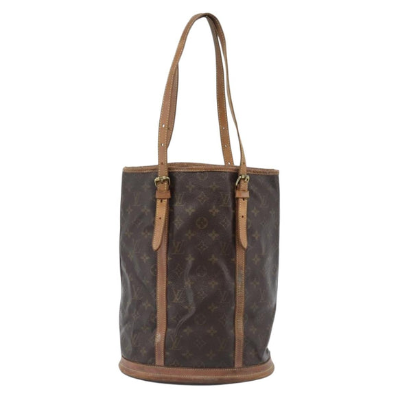 LOUIS VUITTON Monogram Bucket GM Shoulder Bag M42236 LV Auth 184217