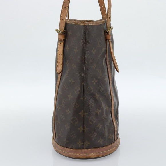 LOUIS VUITTON Monogram Bucket GM Shoulder Bag M42236 LV Auth 184217