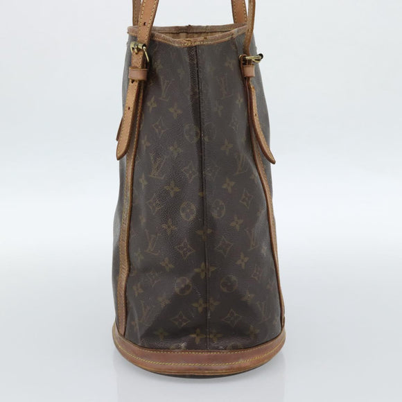 LOUIS VUITTON Monogram Bucket GM Shoulder Bag M42236 LV Auth 184217