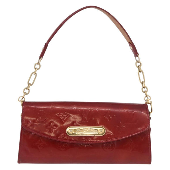 LOUIS VUITTON Monogram Vernis Sunset Bluebird Pomme D'amour M93543 Auth 184218