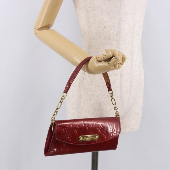 LOUIS VUITTON Monogram Vernis Sunset Bluebird Pomme D'amour M93543 Auth 184218