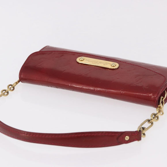 LOUIS VUITTON Monogram Vernis Sunset Bluebird Pomme D'amour M93543 Auth 184218