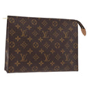 LOUIS VUITTON Monogram Poche Toilette 26 Pouch M47542 LV Auth 184219-1