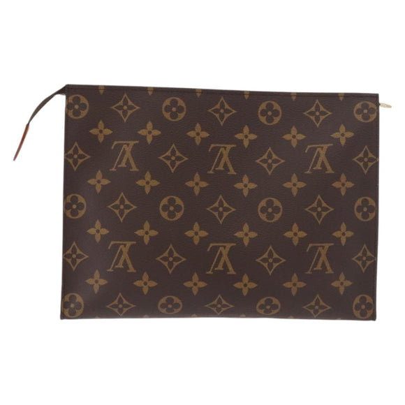 LOUIS VUITTON Monogram Poche Toilette 26 Pouch M47542 LV Auth 184219