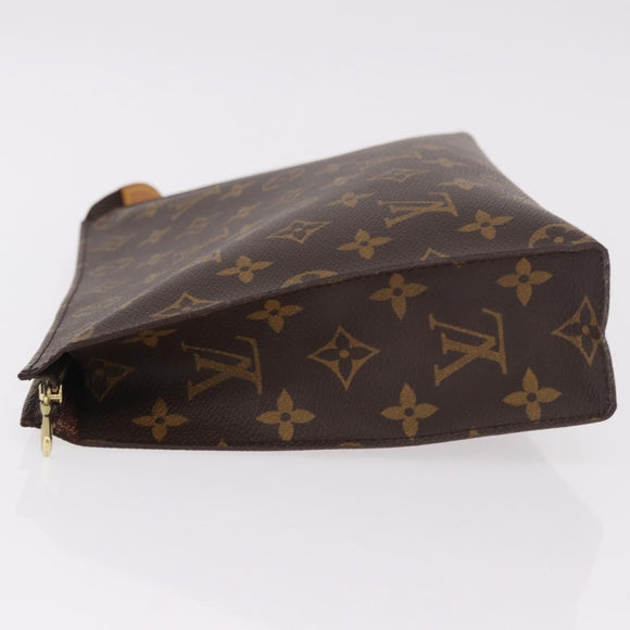 LOUIS VUITTON Monogram Poche Toilette 26 Pouch M47542 LV Auth 184219