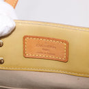 LOUIS VUITTON Monogram Vernis Reade MM Hand Bag Beige M91141 LV Auth 184220-18