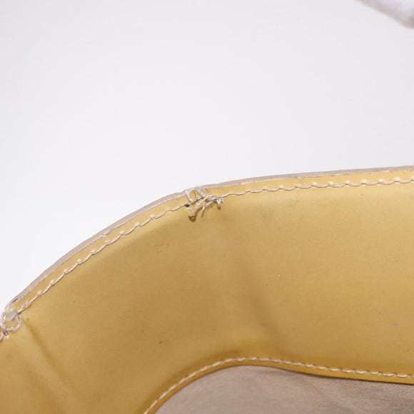 LOUIS VUITTON Monogram Vernis Reade MM Hand Bag Beige M91141 LV Auth 184220