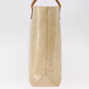 LOUIS VUITTON Monogram Vernis Reade MM Hand Bag Beige M91141 LV Auth 184220-4