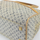 LOUIS VUITTON Monogram mini Marie Hand Bag Blue M92003 LV Auth 184222-9
