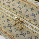 LOUIS VUITTON Monogram mini Marie Hand Bag Blue M92003 LV Auth 184222-17