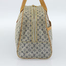 LOUIS VUITTON Monogram mini Marie Hand Bag Blue M92003 LV Auth 184222-3