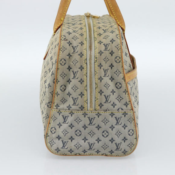 LOUIS VUITTON Monogram mini Marie Hand Bag Blue M92003 LV Auth 184222