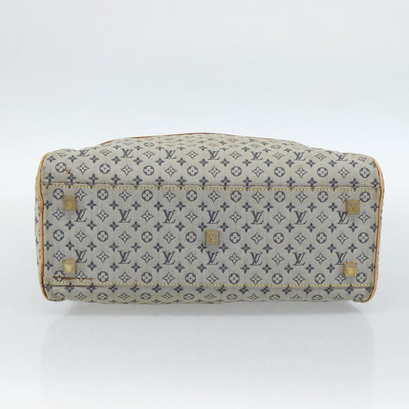 LOUIS VUITTON Monogram mini Marie Hand Bag Blue M92003 LV Auth 184222