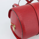 LOUIS VUITTON Epi Soufflot Hand Bag Red M52227 LV Auth 184223V-14