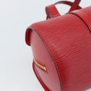 LOUIS VUITTON Epi Soufflot Hand Bag Red M52227 LV Auth 184223V-16