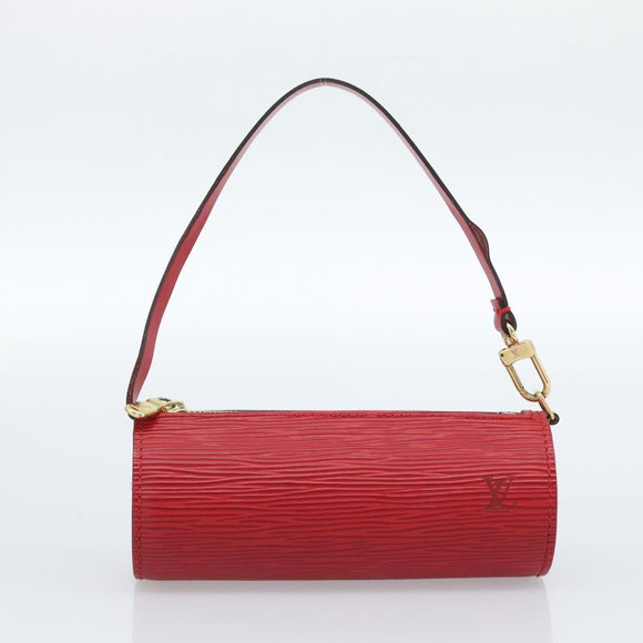 LOUIS VUITTON Epi Soufflot Hand Bag Red M52227 LV Auth 184223V
