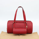LOUIS VUITTON Epi Soufflot Hand Bag Red M52227 LV Auth 184223V-12