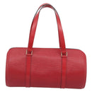LOUIS VUITTON Epi Soufflot Hand Bag Red M52227 LV Auth 184223V-2