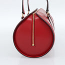 LOUIS VUITTON Epi Soufflot Hand Bag Red M52227 LV Auth 184223V-4